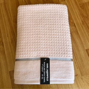 Karl Lagerfeld 100% cotton bath towel